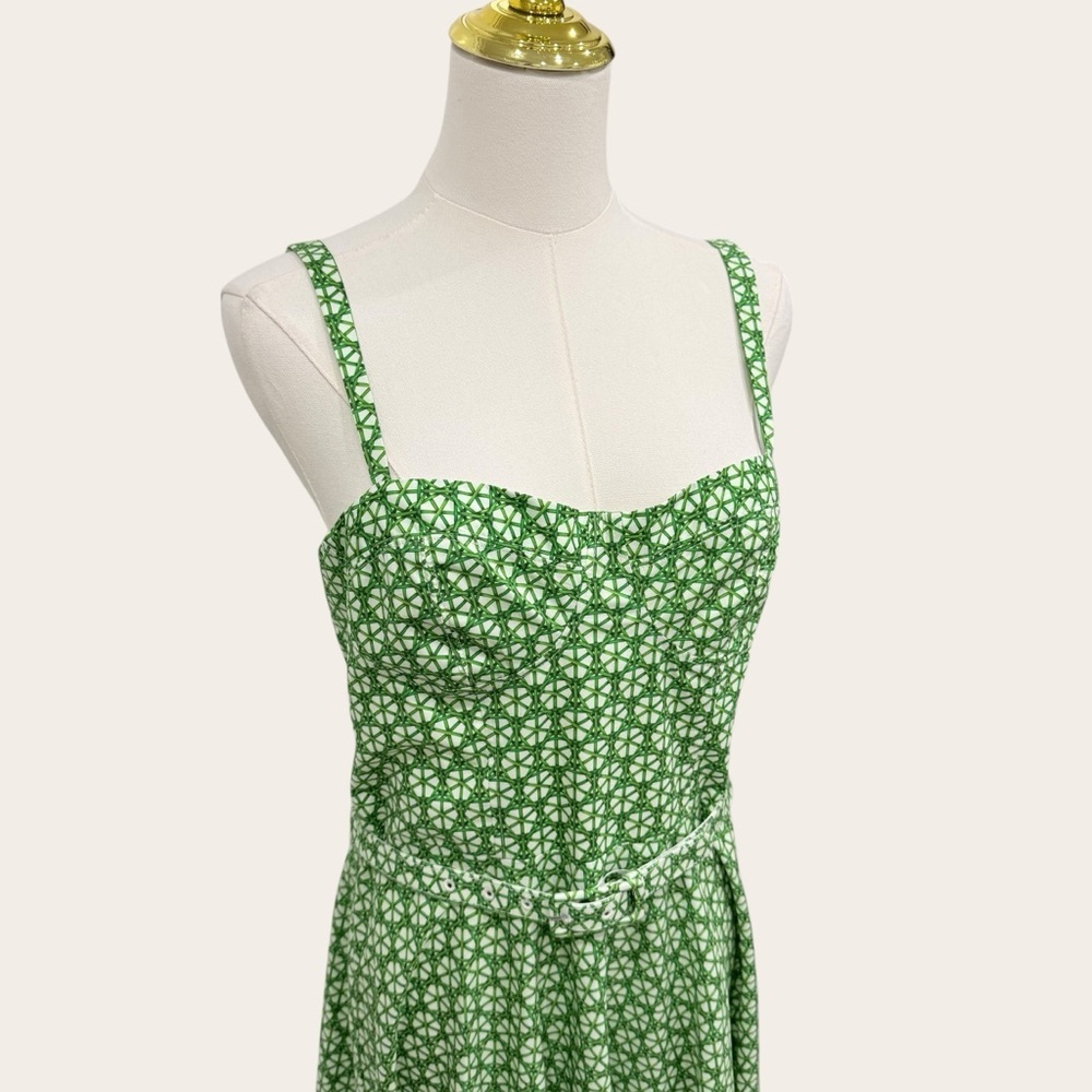 Antonio Melani Style by Simkins Margo Sweetheart Sleeveless Maxi Dress Green NWT - Picture 5 of 16